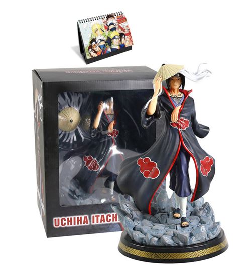 Figurine Animation Naruto Uchiha Itachi 32 cm avec Calendrier Naruto 2021 en français
