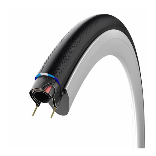 Pneu route 700 x 25 vittoria rubino pro 4 noir graphene2.0 150tpi 245g ts (25-622)