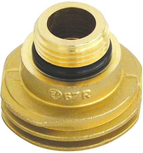 Carpoint gasnippel l'Europe or en laiton 45mm