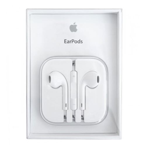 Kit pieton original apple earpods md827m/b pour iphone 5 / 5s / 6 / 6+ / 6s / 6s+ sous blister