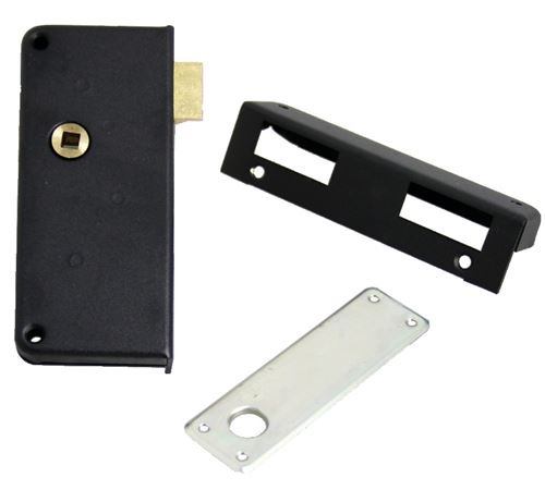 Jpm Sas Noir Serrure Monopoint En Applique Bec De Cane Extra-Plat Droite - Jpm - 456000-01-1Y