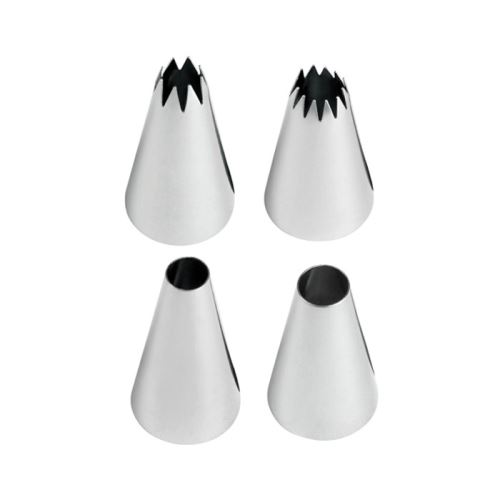 Coffret de 4 douilles à pâtisserie - Large Wilton