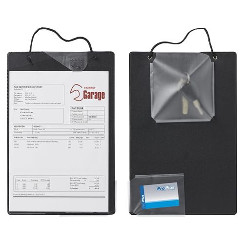 Porte document A4 pour bureau agenda d'affaires en cuir avec calculatrice -  bleu - Autres accessoires de bureau à la Fnac