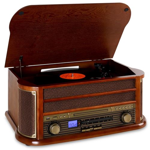 Auna Rm1-Belle Epoque 1908 Retro Bluetooth Cd Mp3 Usb