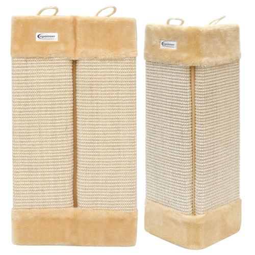 Comparer les prix de Conseil de Gratter Conseil Sisal Protection de Coin Intérieur Extérieur S 50 cm Beige