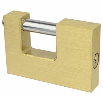 Brüder Mannesmann M41360 Cadenas 60 mm fermeture universelle or cadenas à cylindre profilé - 1