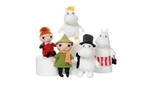 6,5 jouets en peluche Moomin - Little My (cheveux roux)