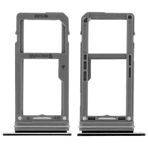 Avizar Tiroir support pour carte SIM + carte Micro-SD Noir Galaxy Note 8