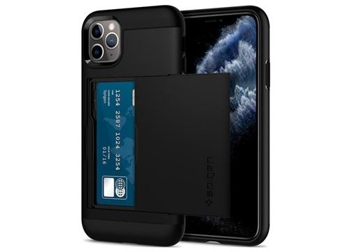 Coque iPhone 11 Pro Spigen Slim Armor CS - Noire