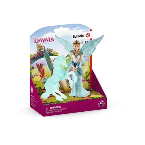 Schleich - Figurine Eyela avec sculpture licorne de glace -