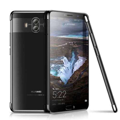 Huawei Mate 10 Coque Protection TPU Electroplating Noir ALS53406