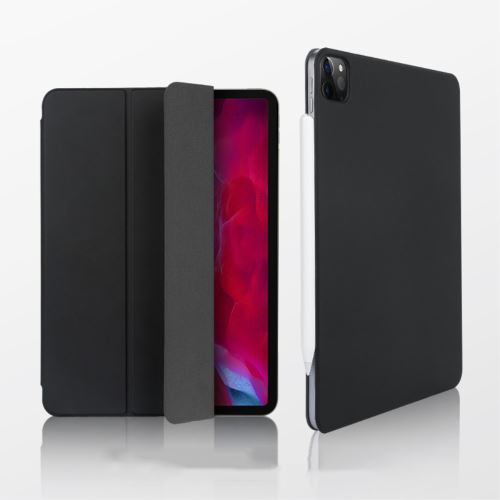 Etui en PU auto-absorbé noir pour votre Apple iPad Pro 11 pouces (2020)