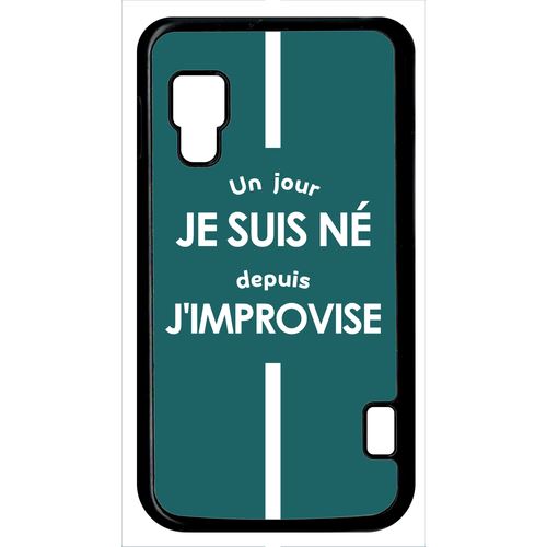 Coque Lg Optimus L5 Ii Dual E455 Un Jour Je Suis N Depuis J Improvise Vert