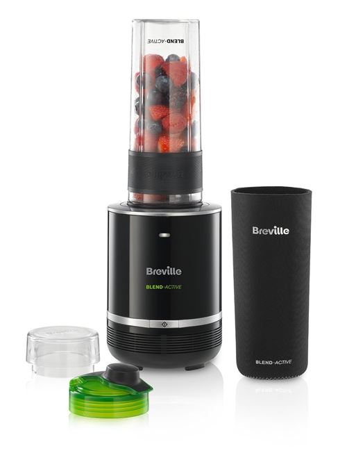 Breville VBL120X-01 Blend Active Pro Blender 300 W 0,5 L Noir Laqué et Inox