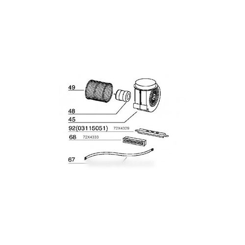 Support Hotte Brandt Support Commandes pour Hotte Brandt