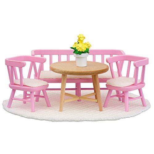 Lundby Smaland Kitchen Furniture Set, Pink