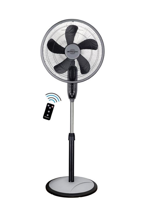 Orbegozo SF 0246 Household Blade Fan 55 W Noir – Ventilateur (Noir, 55 W, 230 V, 50 Hz, 1340 mm)