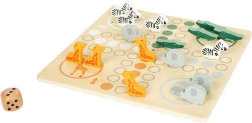 Small Foot ludo game safari junior 26 cm bois