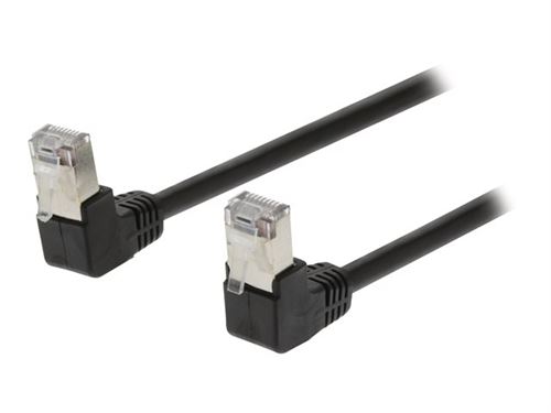 Valueline VLCP85127B05 Câble réseau Cat5e Sf / utp Rj45 (8/8) Mâle - Rj45 (8/8) Mâle 0,50 M Noir