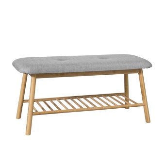 Sobuy Fsr24 K Hg Banc Rembourre Design Avec 1 Etage De Rangement