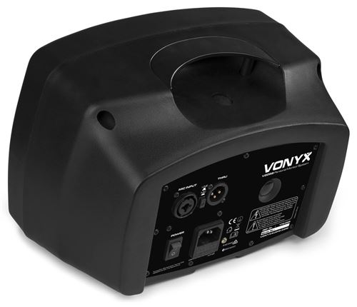 Vonyx V205B - Enceinte Active 5, Bluetooth, USB, Entrée MIC/Guitare