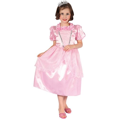 Costume princesse rire et confetti rose taille 9 à 11 ans