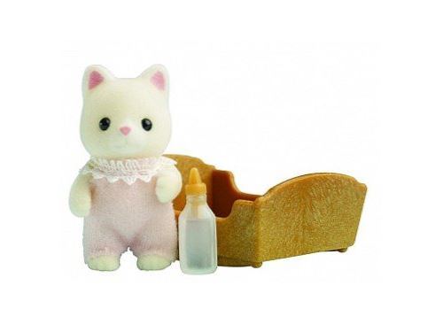 Sylvanian Families speel figuren Silk Cat Baby - 3417