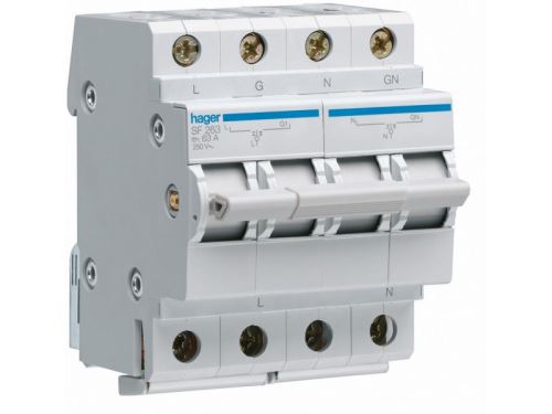 Hager Inverseur 2 Pôles 63A I-0-Ii (Sf263) - Image 6