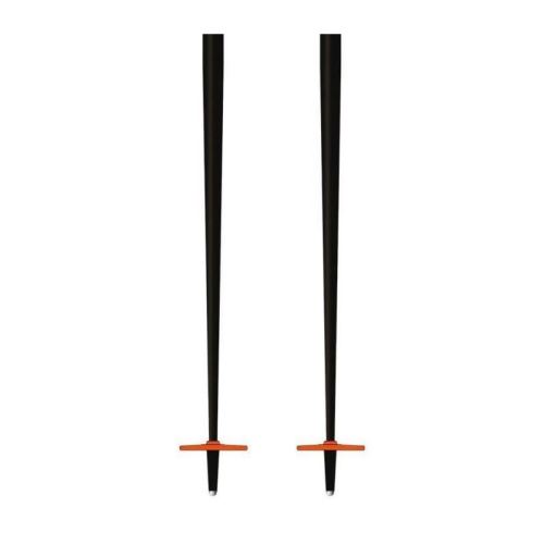 KERMA Bâton de ski Speed - 130 cm - Noir et orange