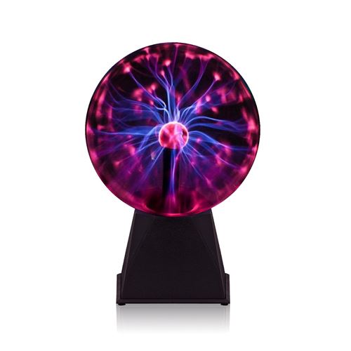 Boule plasma 20,3 cm, boule d'électricité statique en forme de cœur, lampe  plasma, globe plasma sensible au toucher et au son, jouets fantaisie pour