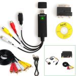 Câble Adaptateur USB Mâle Vers 2 RCA Mâle 1,5 M - Pour Connecter Caméscope à PC - Divertissement Home Cinéma, Transfert Vidéo/audio