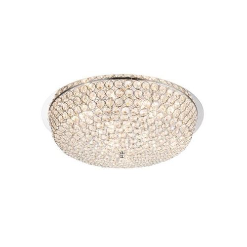 Plafonnier led chrome 16x52x52cm globo lighting 67010-8dled