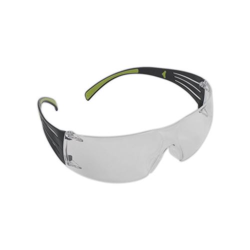 3M SecureFit 400 SF401AF Schutzbrille Schwarz, Grün