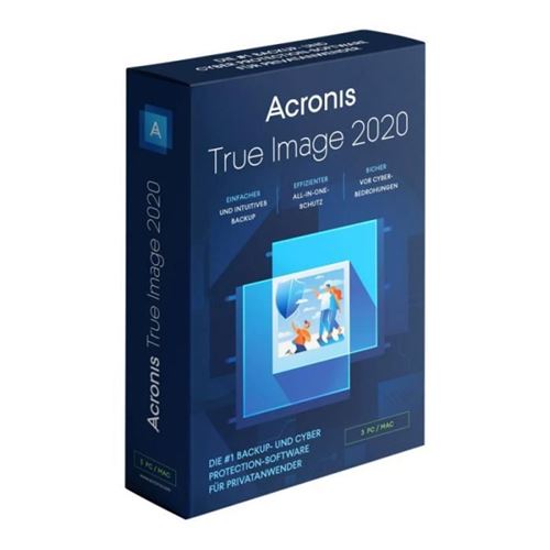 Acronis TrueImage 2020 Box 3 Computer DE 0,000000 Noir