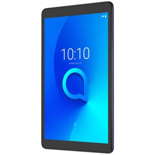 Alcatel 1 Series 1T 10 - Tablet - Android 8.0 (Oreo) - 16 GB - 10.1 IPS (1280 x 800) - microSD sleuf - blauwachtig zwart
