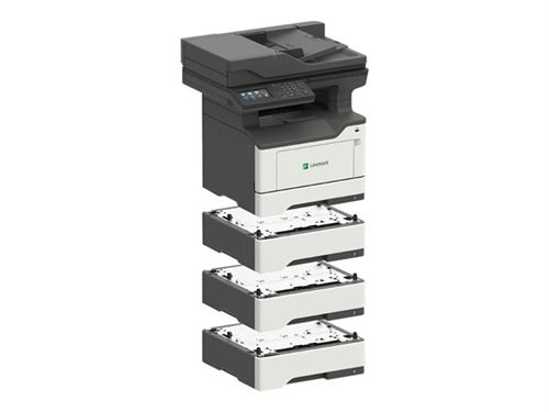 Lexmark Xm1246 - Imprimante Multifonctions - Noir et Blanc - Laser - A4/Legal (Support) - Jusqu'à 44 Ppm (Copie) - Jusqu'à 44 Ppm (Impression) - 350 Feuilles - 33.6 Kbits/S - Usb 2.0, Gigabit Lan, Hôte Usb 2.0