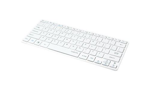LogiLink Super Slim Mini - Toetsenbord - Bluetooth - wit