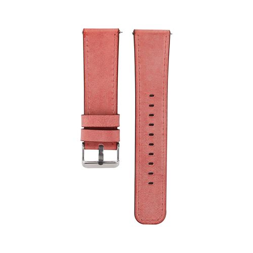 Bracelet en cuir simple pour Fitbit Versa / Versa2 / Lite - Orange