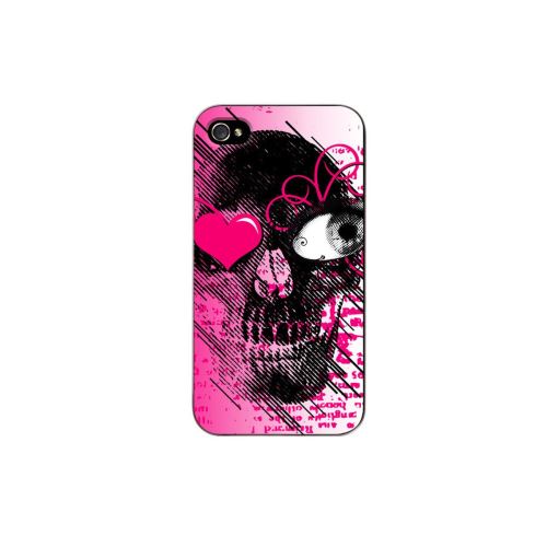 Coque rigide crane coeur pour iPhone 4 / 4S