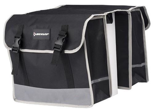 Dunlop - Sacoche double vélo - 26L - Noir - Image 2