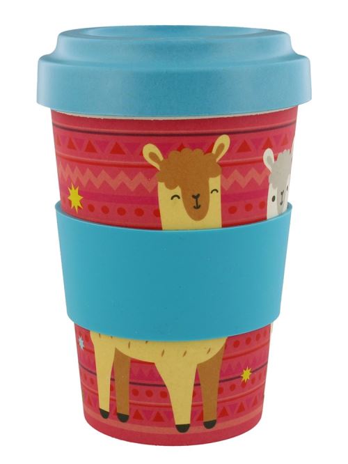 Tasse de voyage Llamapalooza Bambou biodégradable écologique
