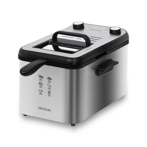 Cecotec CleanFry Infinity 4000 - Friteuse - 4 liter - 3.3 kW - inox