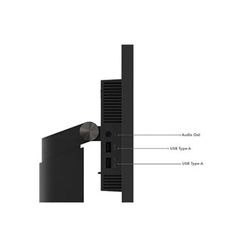 Lenovo ThinkVision T24m-29 - Écran LED - 24" (23.8" visualisable) - 1920 x 1080 Full HD (1080p) - IPS - 250 cd/m² - 1000:1 - 4 ms - HDMI, DisplayPort, USB-C - noir corbeau