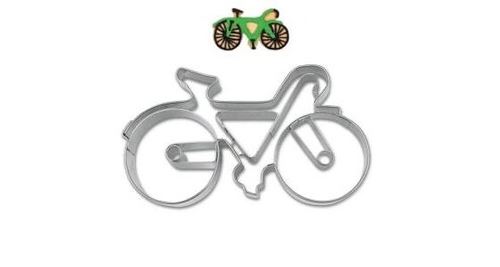 Emporte pieces a patisserie en forme de velo 9 cm inox - stadter