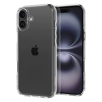 Spigen Ultra Hybrid - Coque de protection pour téléphone portable - polycarbonate, polyuréthanne thermoplastique (TPU) - limpide - pour Apple iPhone 16 Plus - 1