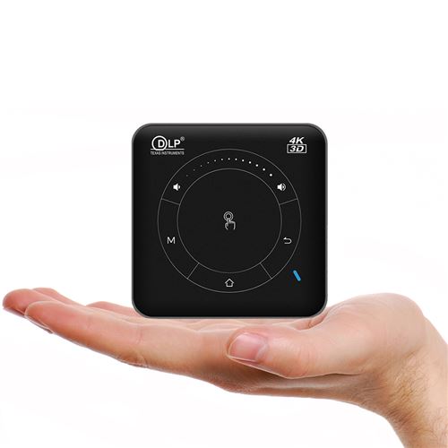 Non Communiqué Mini Vidéoprojecteur Android 9.0 4000 Lumens Wifi Bluetooth 4K 3D Cast Ram 2 Go Rom 16 Go + Sd 32Go Yonis