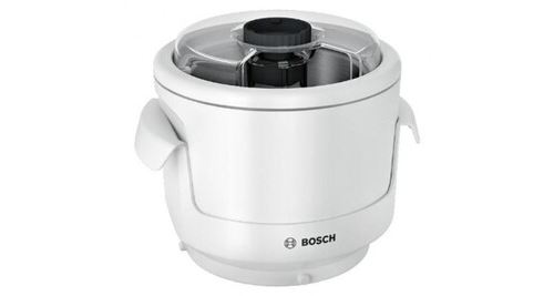 Muz9eb1 machine à glace acier inoxydable blanc