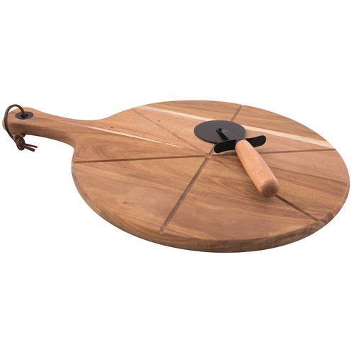 Couteau À Pizza Et Planche À Servir