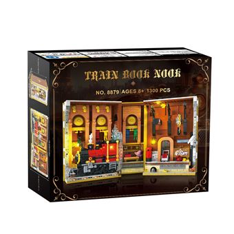 Bibliothèque Magique à Construire – Kit de Construction avec Éclairage LED 1300 Pièces, Décor DIY Enfants et Adultes - Autres jeux de construction - Achat & prix | fnac