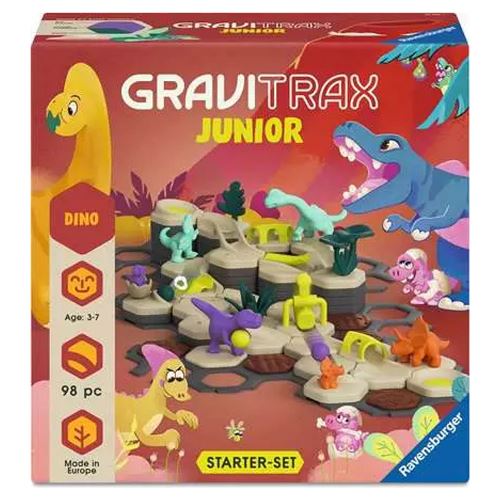 Non Communiqué Bleu Gravitrax Junior Starter Set Dino - Circuit De Billes Pour Enfants Et Adultes À Partir De 3 Ans